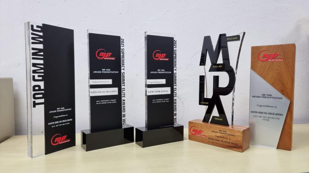 Acrylic Trophy Sample Designs