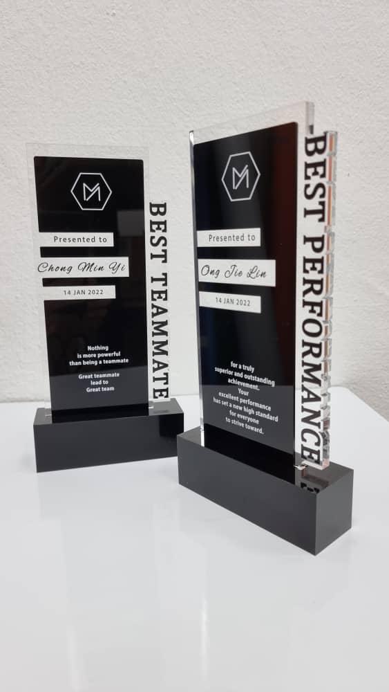 Acrylic Trophy Sample Designs
