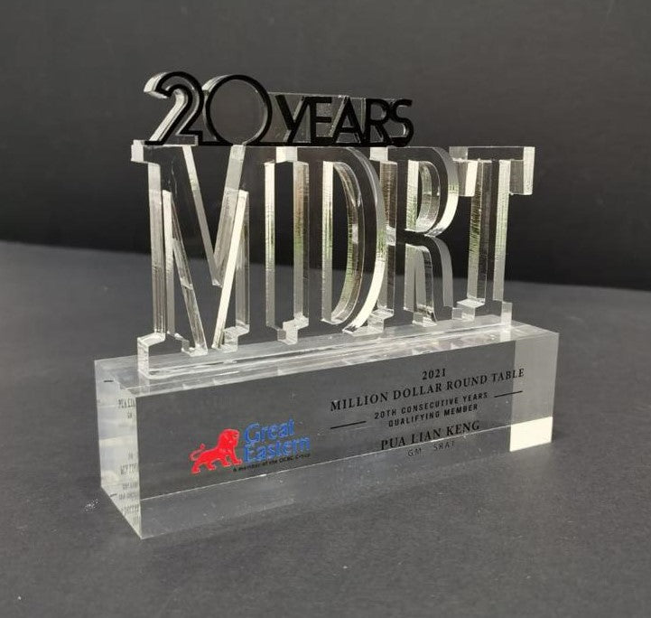 Acrylic Trophy Sample Designs