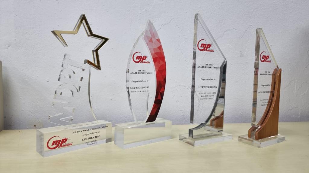 Acrylic Trophy Sample Designs