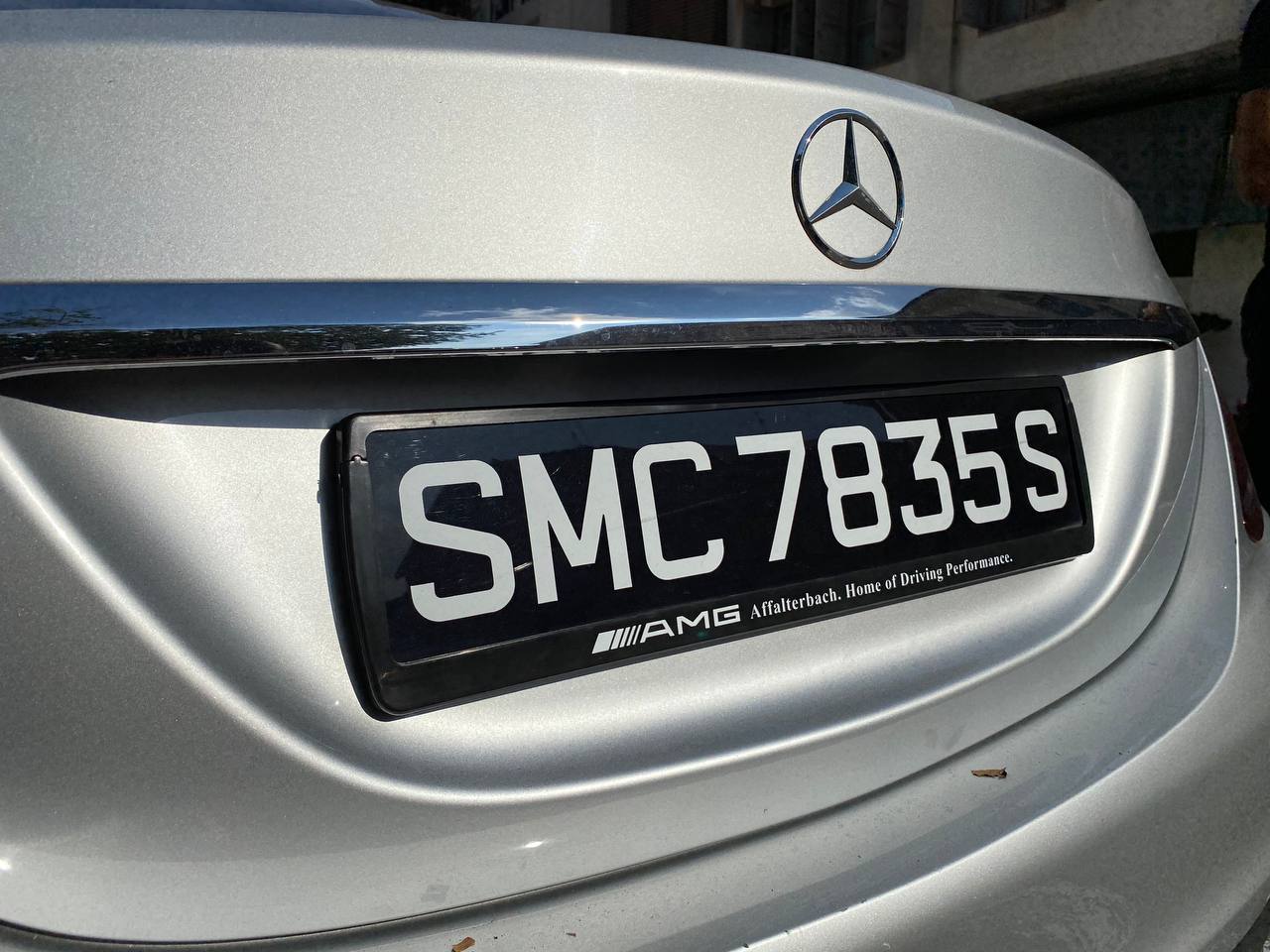 LTA Approved Acrylic Plate [LTA COMPLIANT]