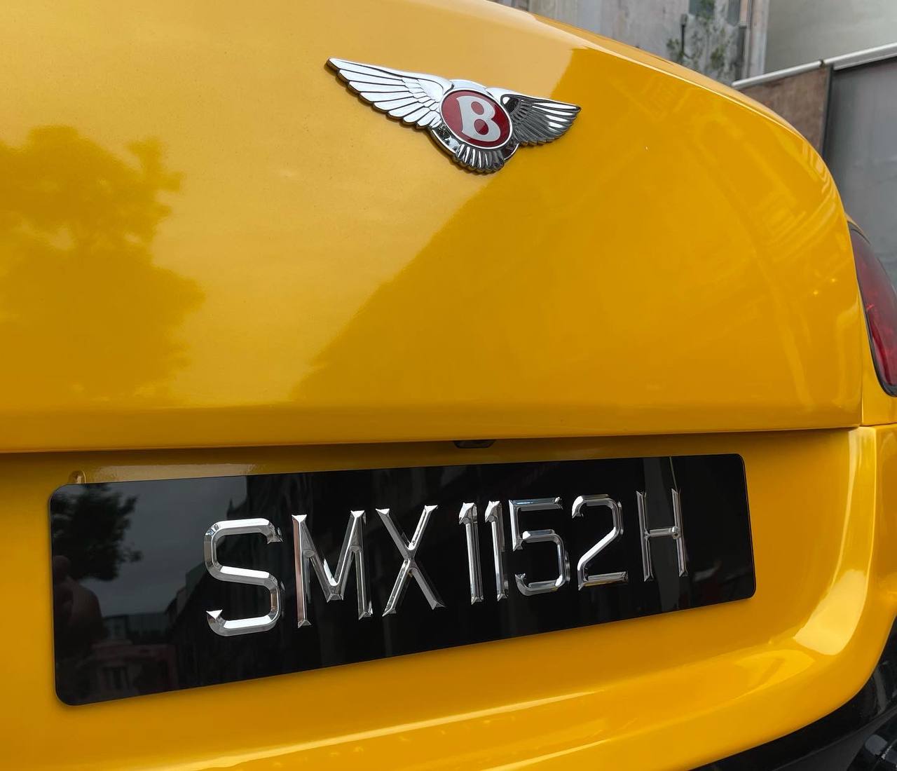 Laser Cut Number Plate - Silver Chrome [LTA NON-COMPLIANT]