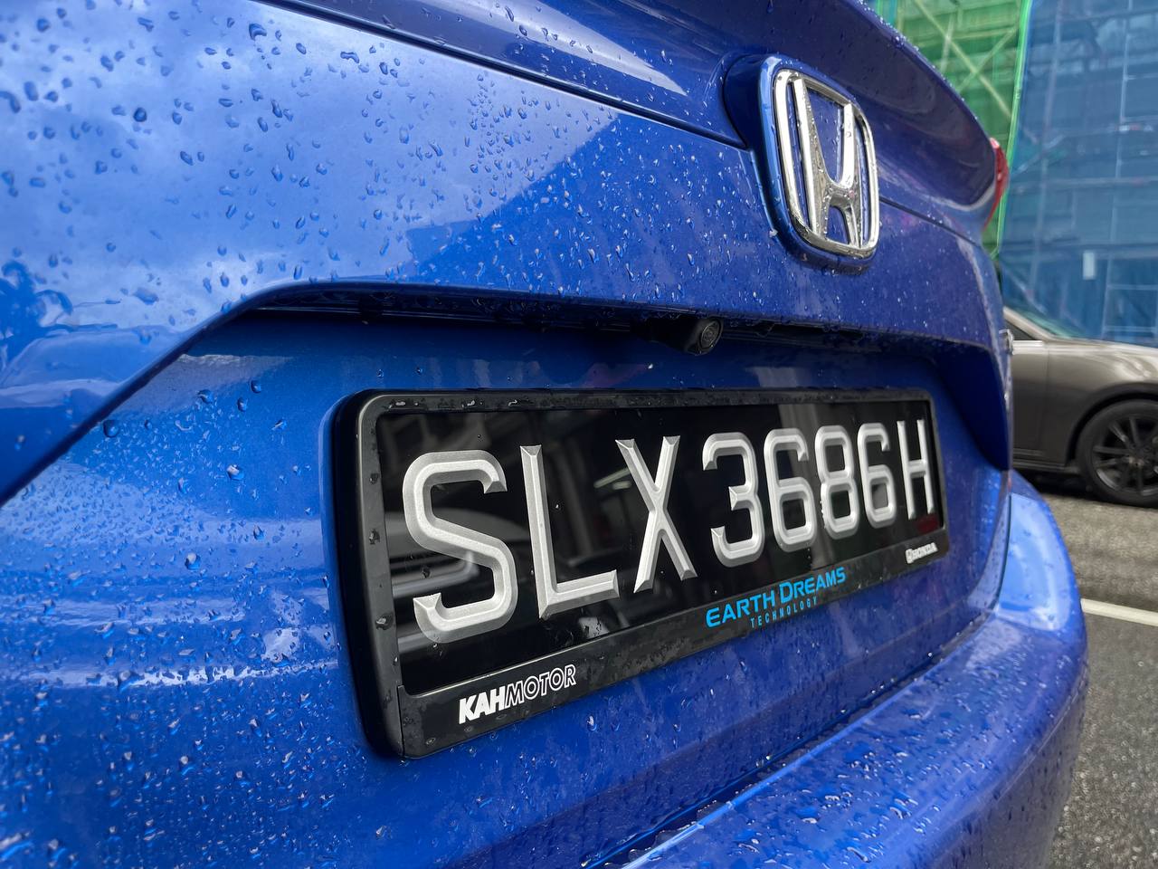 Laser Cut Number Plate - Matte Steel Grey [LTA NON-COMPLIANT]